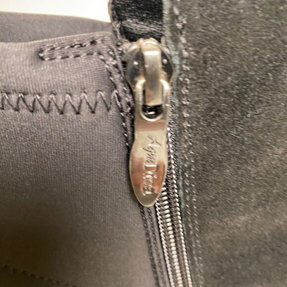 AquaDiva Women'sl Leather and Neoprene Water Resistant Ankle Boots Size 10 - Picture 10 of 11